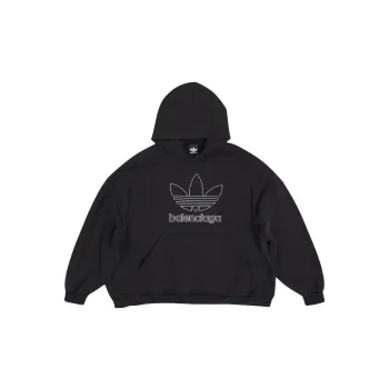 Balenciaga x adidas originals Logo Detailed Oversized Hoodie