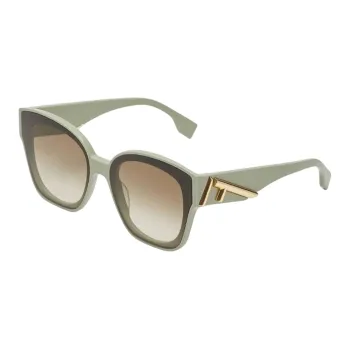FENDI Sunglasses Women's Gray Green
