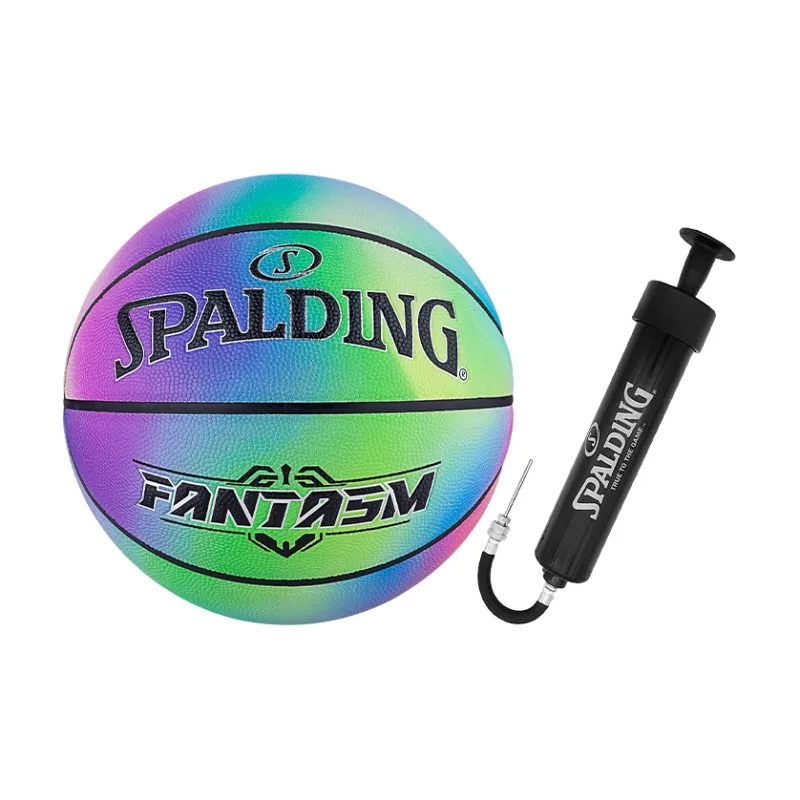SPALDING Spirit Series PU Basketball Purple Blue Green Size 7 Training Unisex-5