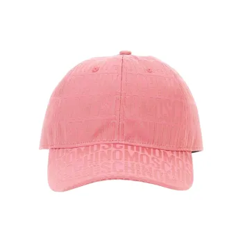 MOSCHINO Polyester Baseball Caps Men's Pink
