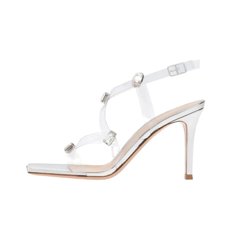 GIANVITO ROSSI Crystal Fever 85mm Sandals-0