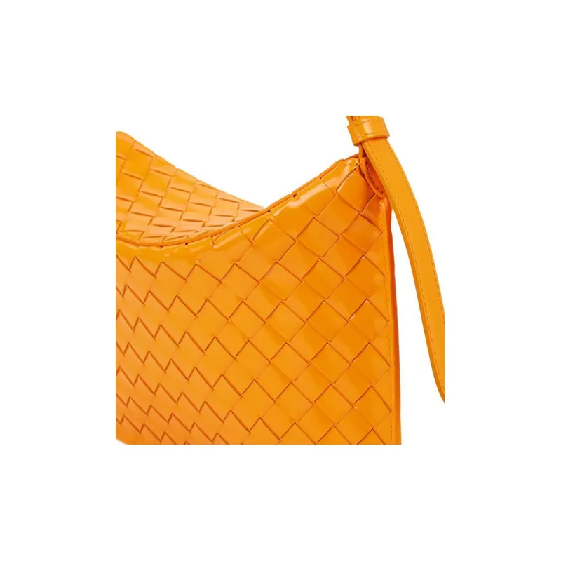 Bottega Veneta Small Flap Shoulder Bag Orange-4