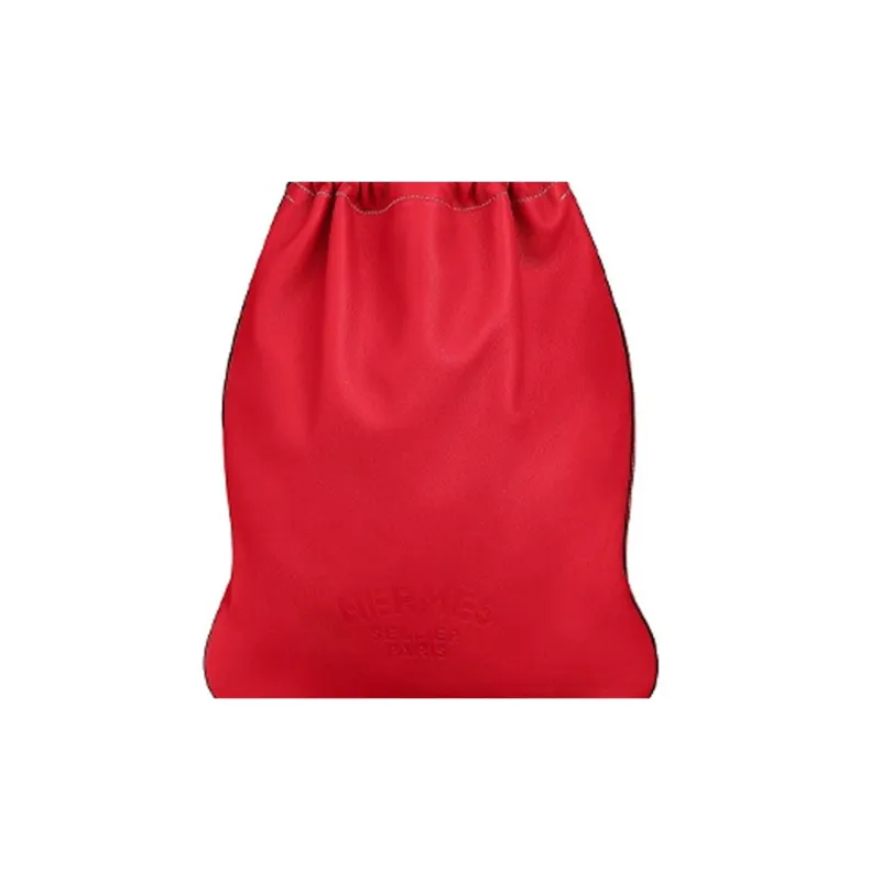 HERMES Evercolor Calfskin Backpacks Regular Women's Heart Red-5