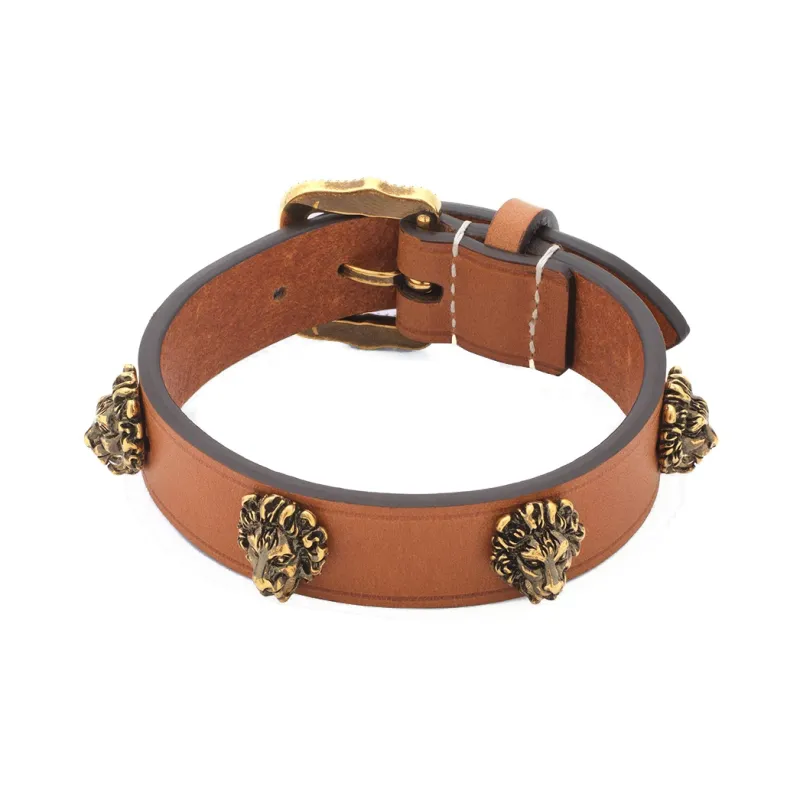 GUCCI Leather Wristbands Unisex-1