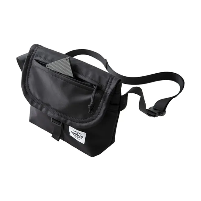 COMBACK Polyamide Pochette, Shoulder Bag, Crossbody Bag Trumpets Unisex Black/Avocado Green-2