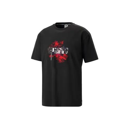 PUMA X Final Fantasy XIV T-Shirts Unisex Black