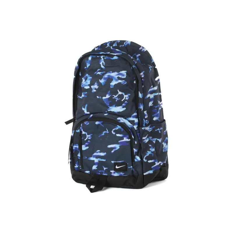 Nike Polyester Backpack Regular Men's Black/Blue-1