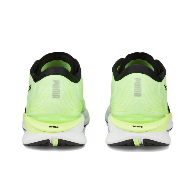 PUMA Electrify Nitro 2 Anti Slip Wear Resistant Low Top Casual Running Shoes Men's Green Black-4