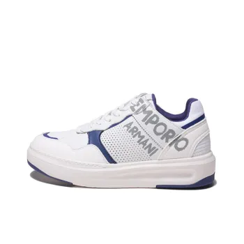 EMPORIO ARMANI Stylish Skateboarding Shoes Women's White