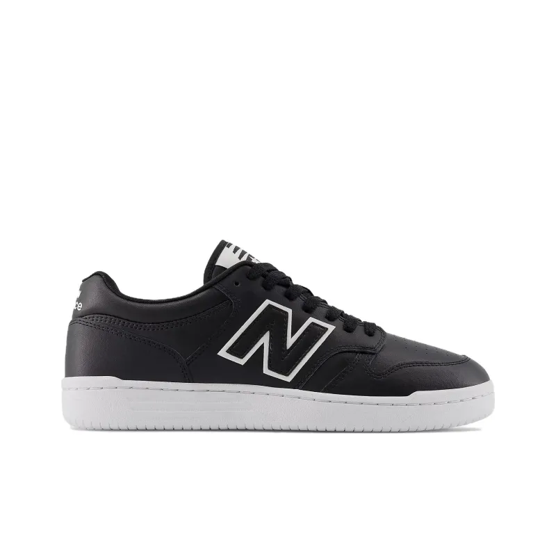 New Balance BB480 Black White-1