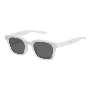 GENTLE MONSTER Plate Frame Square Sunglasses Unisex White