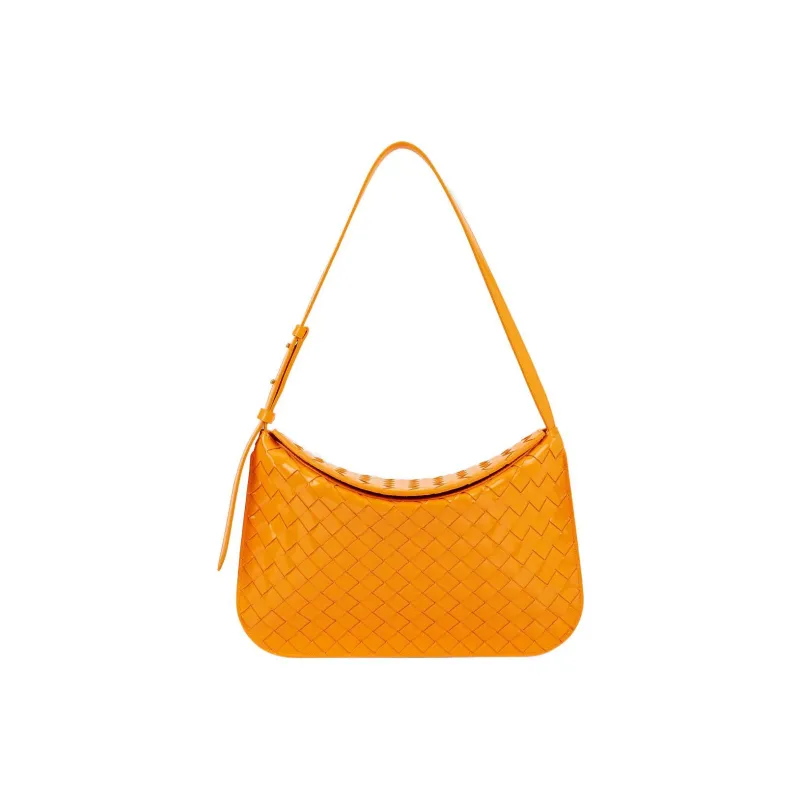 Bottega Veneta Small Flap Shoulder Bag Orange-2