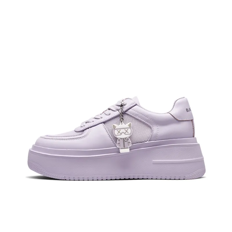 Kiss Kitty Skateboard Shoes Women's Low-Top Purple-0