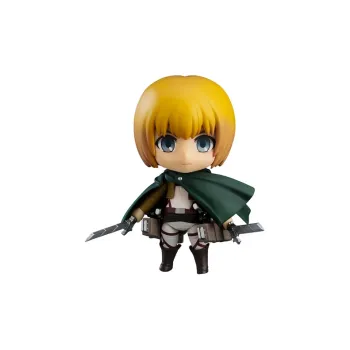 GSC Nendoroid No.1382 Attack On Titan Armin Arlert Survey Corps Chibi Figures 10cm
