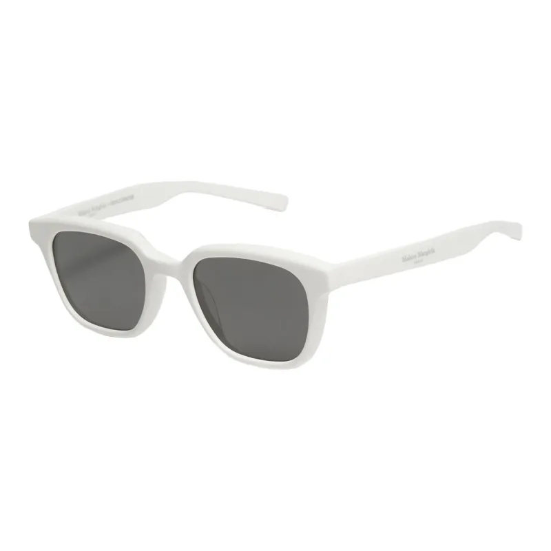 GENTLE MONSTER Maison Margiela Plate Frame Irregular Shape Sunglasses Unisex White-0
