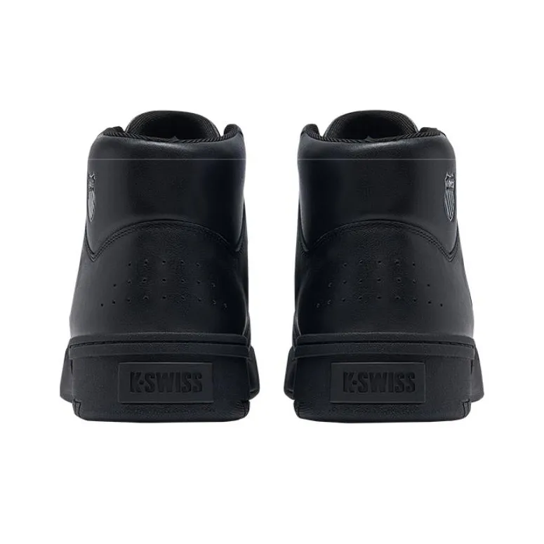 KSWISS Slip Resistant Shock Absorbers High Top Skateboard Shoes Black-4