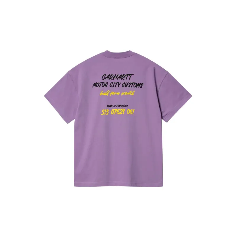 Carhartt WIP T Shirts Men Purple-1