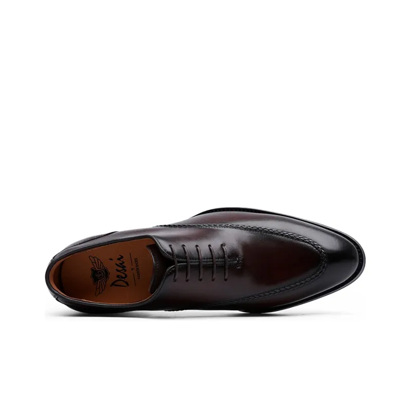 Desai Desai Dress Shoes Men's Dark Brown-2