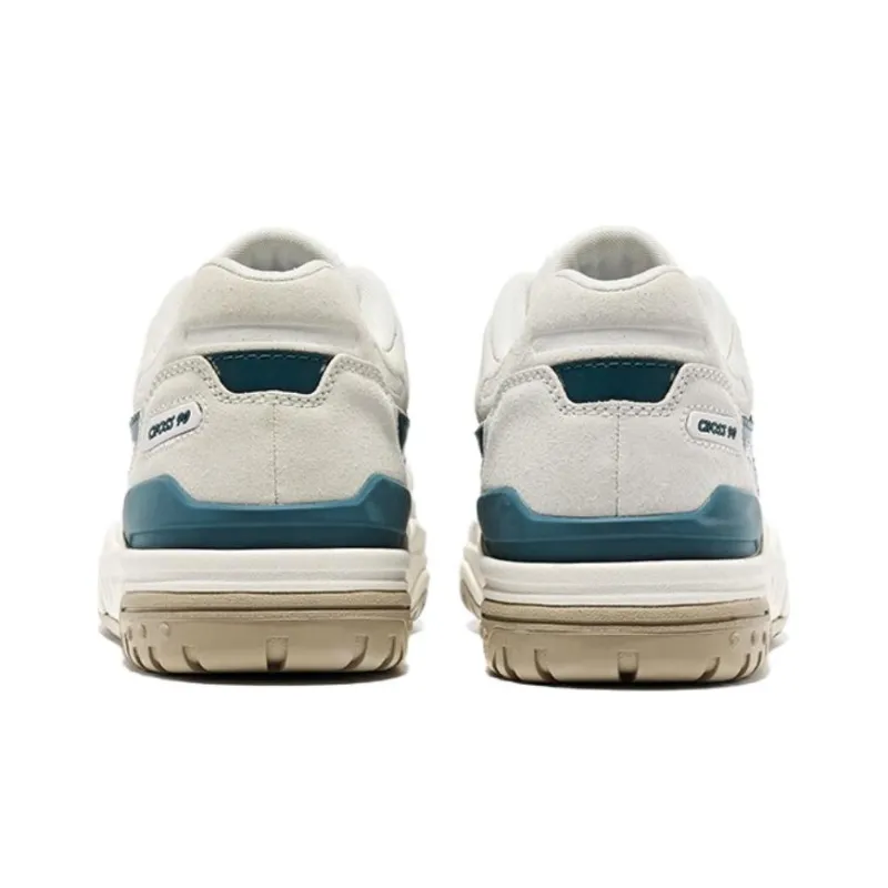 Saucony CROSS 90 Abrasion Resistant Slip Resistant Low Top Skateboard Shoes Unisex White Green-3