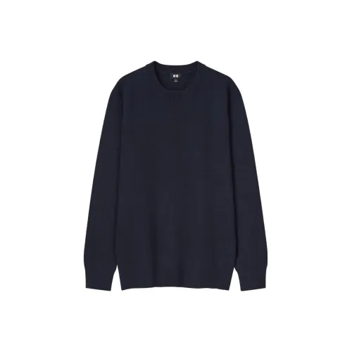 UNIQLO Sweaters Men Navy Blue