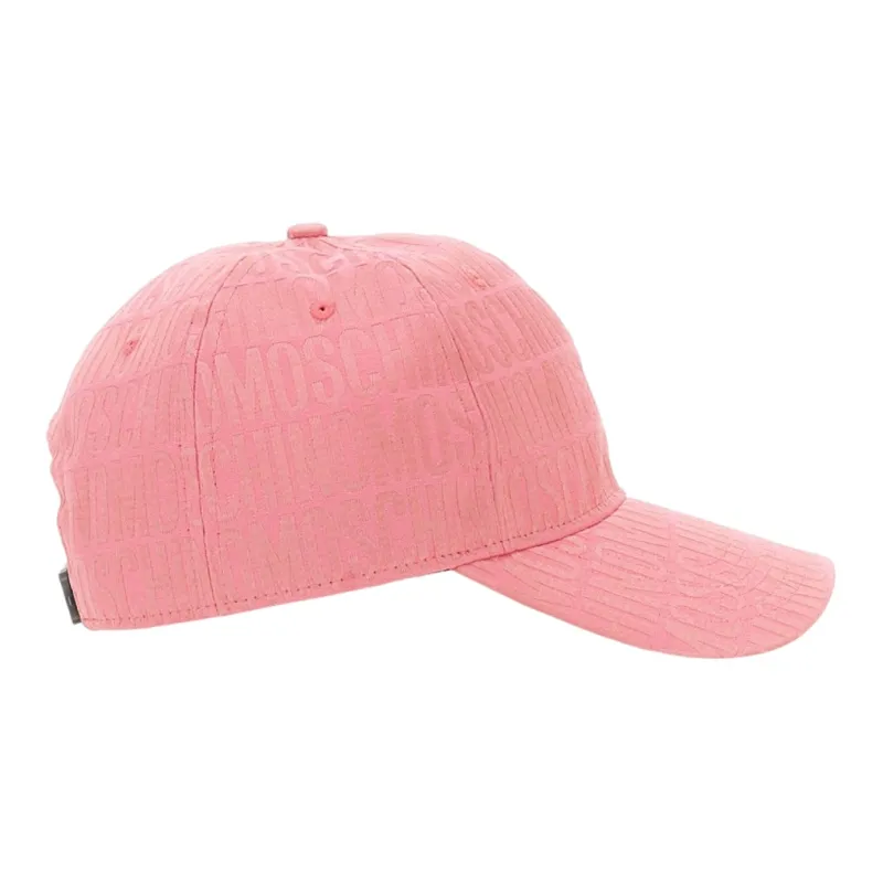 MOSCHINO Polyester Baseball Caps Men's Pink-1