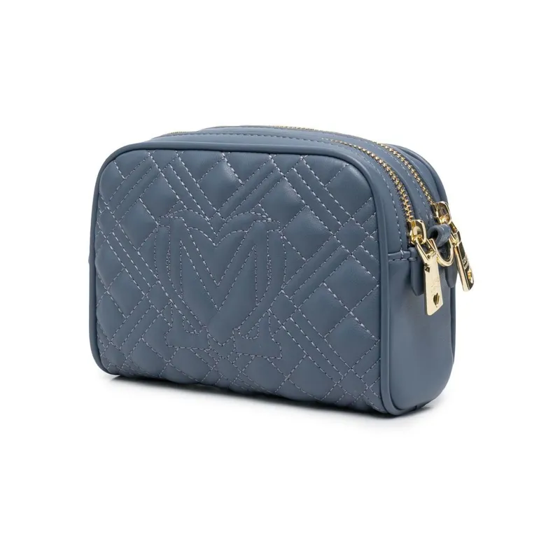 LOVE MOSCHINO PU Shoulder Bag Crossbody Bag Women's Blue-1