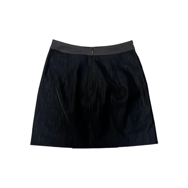TCH Casual Short Skirts Unisex Black Base Gold Logo-1