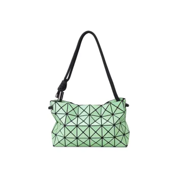 ISSEY MIYAKE Nylon Artificial Leather Shoulder Bag Crossbody Bag Women's Green