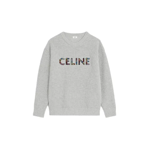 CELINE DYSFUNCTIONAL BAUHAUS Men's Collections Sweaters Men Light Gray