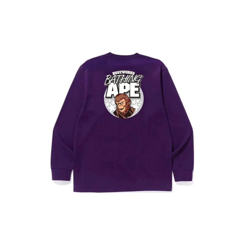 Bape Ape Graphic L/S Tee-7