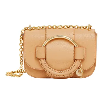 See By Chloe Hana Grain Goatskin Portable Crossbody Bag, Shoulder Bag Women's Tan