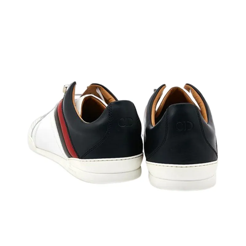 DIOR B23 Low-Top Stylish Skateboarding Shoes Men's White Black-3