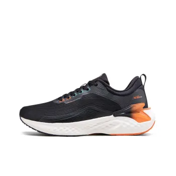 361° E Toughness 2.0 Anti Slip Wear Resistant Low Top Running Shoes Black Orange