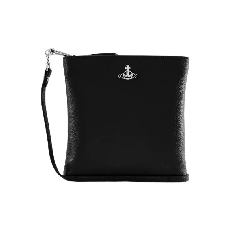 Vivienne Westwood SQUIRE PU Polyurethane Shoulder Bag, Crossbody Bag Women's Black-0