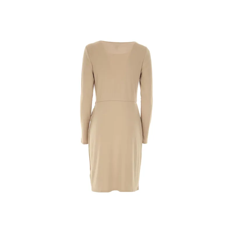 Polo Ralph Lauren FW22 Long Sleeved Dress Women's Earth Yellow-1