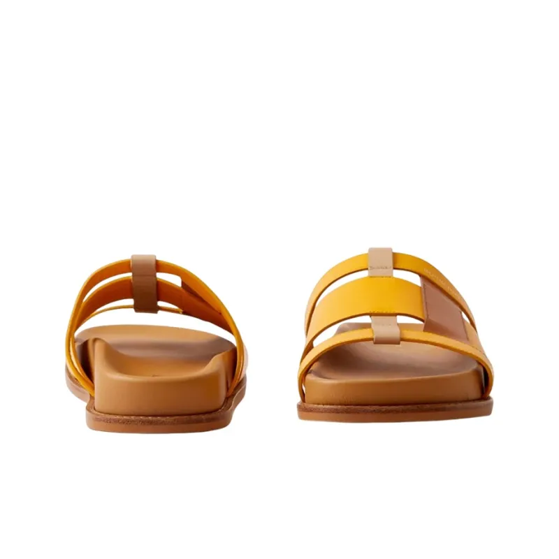 Burberry Colour-block Leather Slides-3