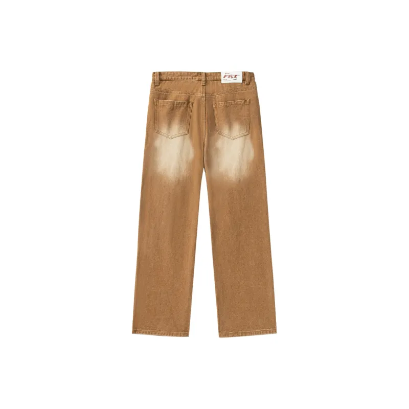 snakeskin print straight-leg jeans Toni neutri