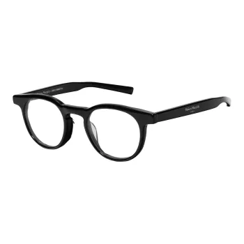 GENTLE MONSTER Maison Margiela Plate Frame Oval Eyeglass Frames Unisex Black