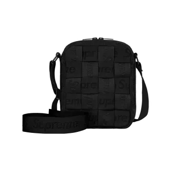 Supreme Jacquard Shoulder Bag, Crossbody Bag Regular Unisex Black