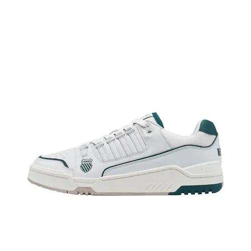 K·SWISS Si-18 Skateboard Shoes Men Low-Top White/Green