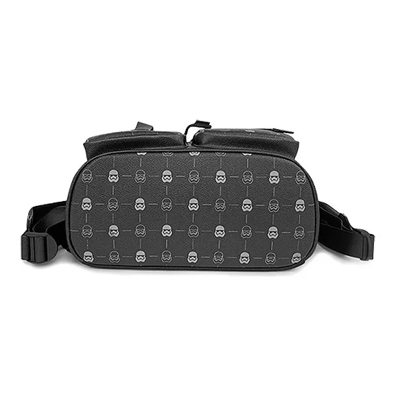 BANGE GUDI Collaboration PVC Polyvinyl Chloride Laptop Backpack Medium Size Men's Black-4