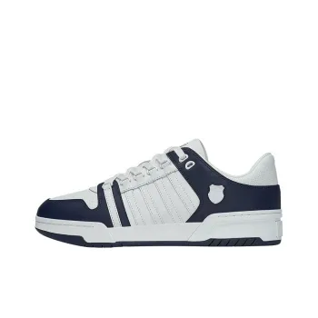 KSWISS Slip Resistant Shock Absorbers Low Top Skateboard Shoes White Blue