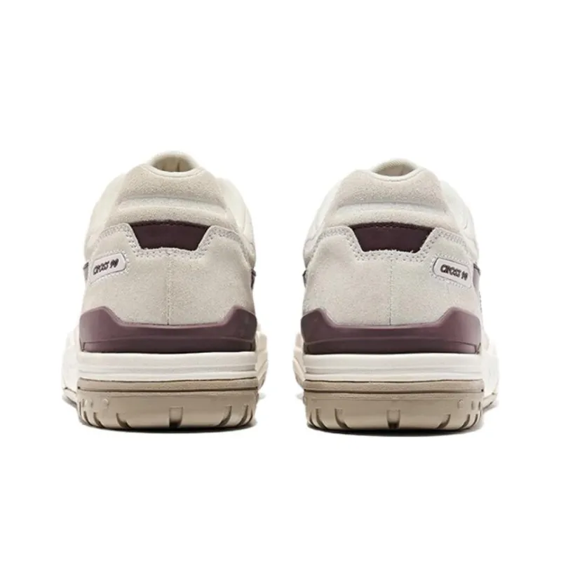 Saucony CROSS 90 Cushioned Slip Resistant Low Top Skateboard Shoes Unisex White Dark Red-3