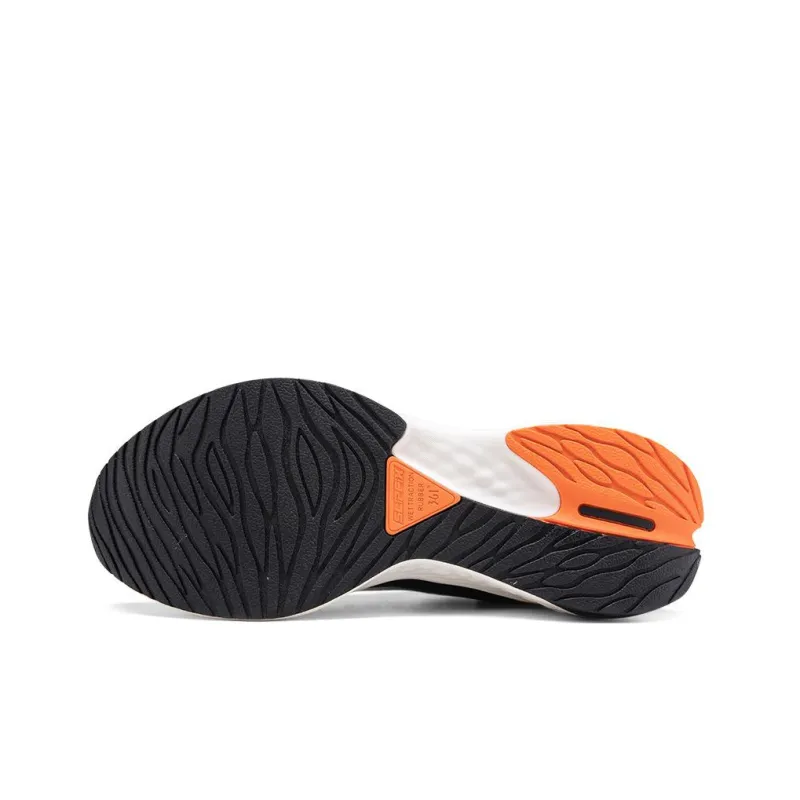 361° E Toughness 2.0 Anti Slip Wear Resistant Low Top Running Shoes Black Orange-3