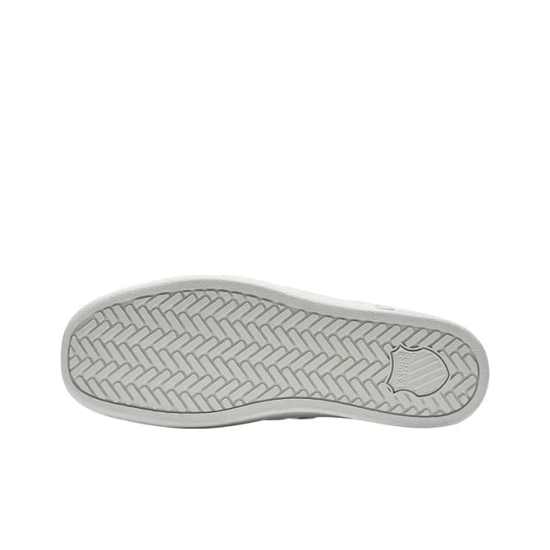 KSWISS Classic 66 Anti Slip Wear Resistant Low Top Skateboard Shoes Silver-4