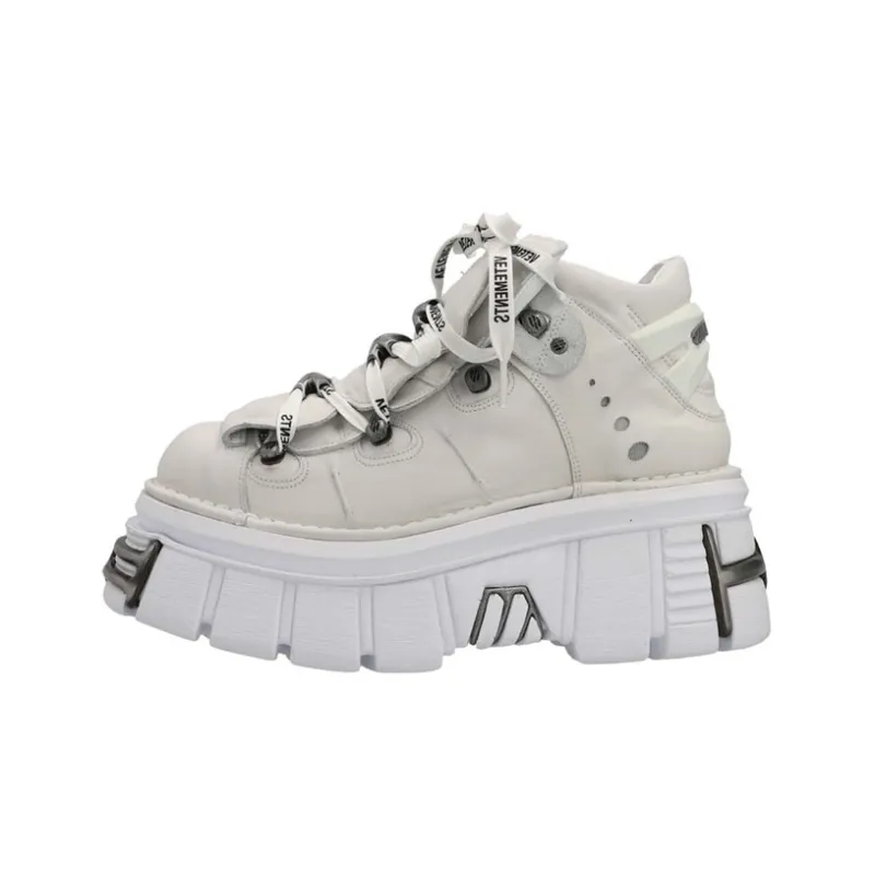 NEW ROCK x Vetements Low-Top Casual Shoes Unisex White-0