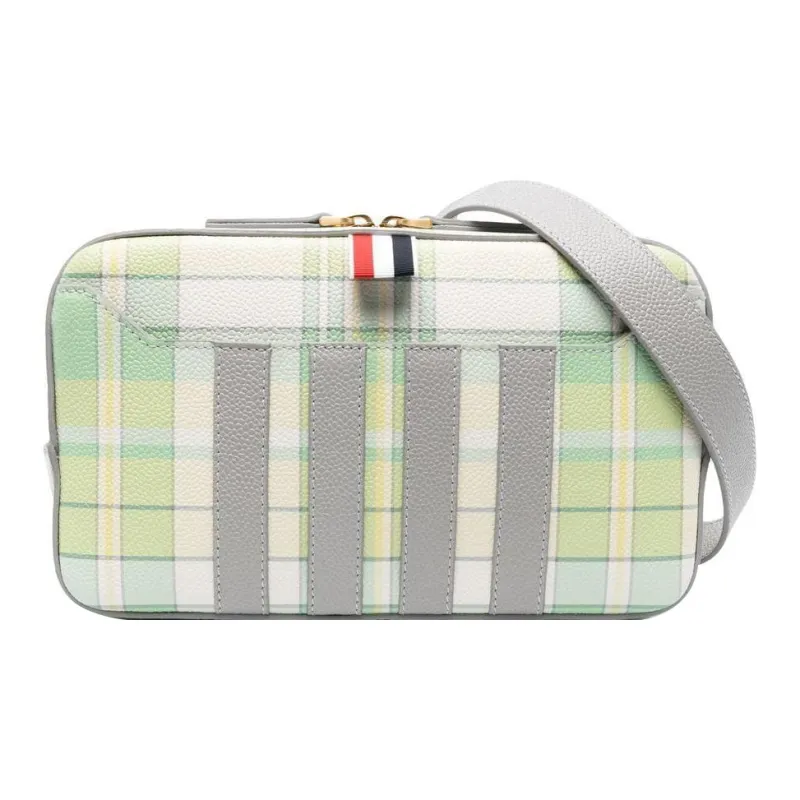THOM BROWNE· Calfskin Fanny Pack Men's Yellow Green-0