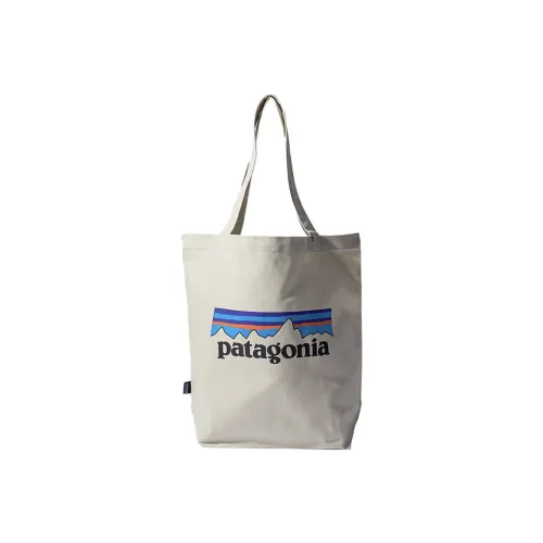 Patagonia Eco Friendly Organic Cotton Tote Bag, Shopping Bag, Shoulder Bag, Handbag Regular Unisex Beige