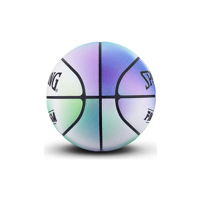 SPALDING Spirit Series PU Basketball White Size 7 Training Unisex-5