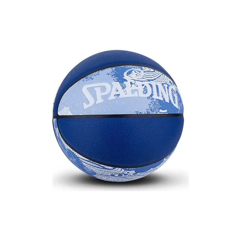 SPALDING Nature Series PU Basketball Blue Size 7 Training Unisex-5